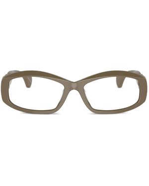 Alain Mikli Rectangle-Frame Sunglasses - Brown