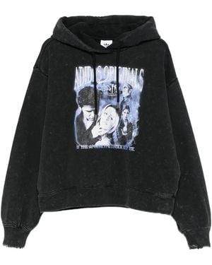 adidas X Fox Disney Graphic-Print Cotton Hoodie - Black