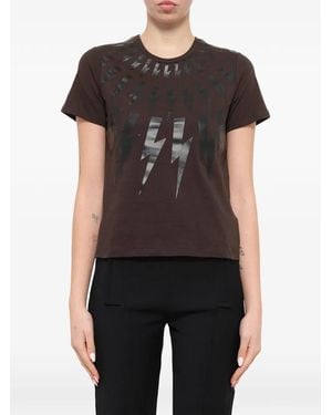 Neil Barrett Graphic-Print T-Shirt - Black