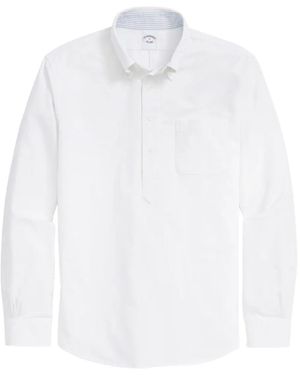 Brooks Brothers Button-Up Shirt - White