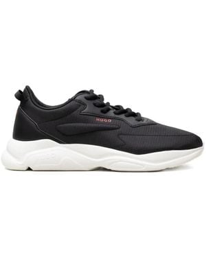HUGO Lace-up Fastening Trainers - Black
