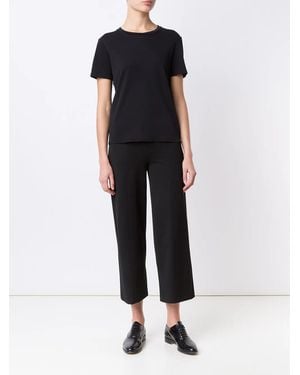 The Row Wesler Cotton T-Shit - Black