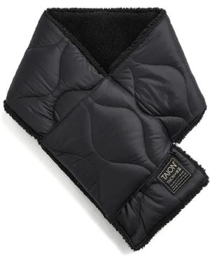 Taion Reversible Quilted-Down Scarf - Black