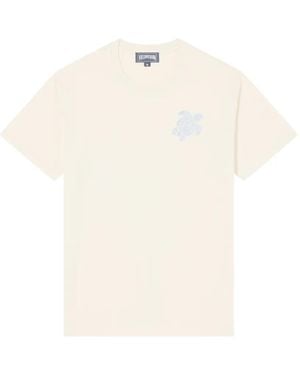 Vilebrequin Turtle-Embroidered T-Shirt - White