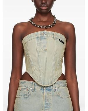Vetements Denim Top - Green
