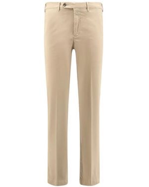 PT Torino Straight-Leg Chino Trousers - Natural