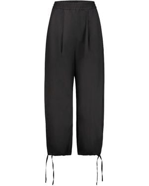 DR. HOPE Drawstring-Detail Pants - Black