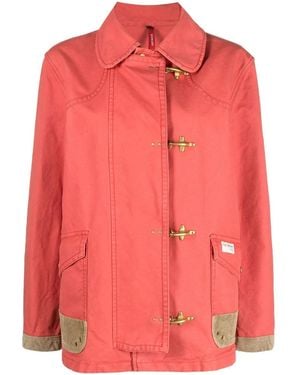 Fay Cotton Shirt Jacket - Pink