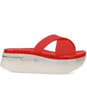 Premiata Moura Slides - Red