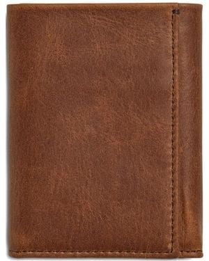 Shinola Trifold Navigator Wallet - Brown