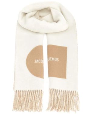Jacquemus The Rond Carré Scarf - White