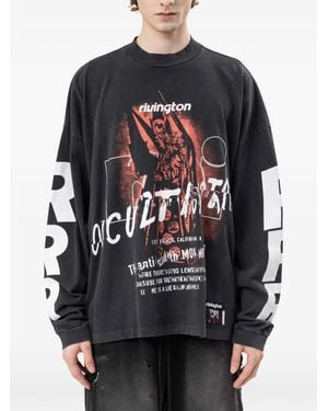 RRR123 Occultista Graphic-Print Sweatshirt - Grey