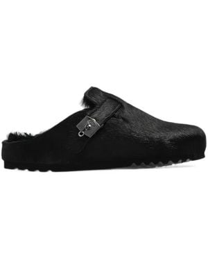 Scholl Grace Buckled Mules - Black