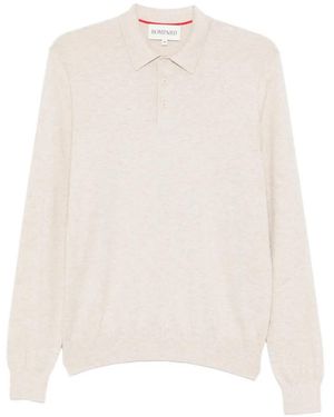 Bompard Polo A Maniche Lunghe - Bianco