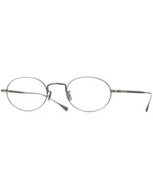Eyevan 7285 197 Brille Mit Rundem Gestell - Weiß