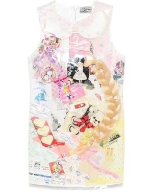 Ashley Williams Vestido corto Treasures - Blanco