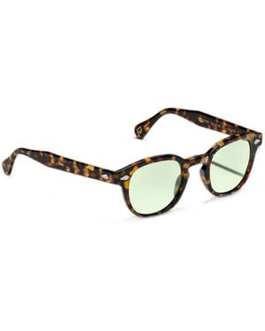 Moscot Lunettes De Soleil Lemtosh À Monture Ronde - Brown