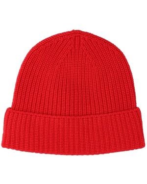 Bompard Bonnet À Design Côtelé - Rouge