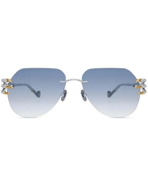 Anna Karin Karlsson Claw Nest Pilot Sunglasses - Blue