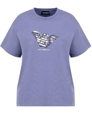 Emporio Armani Logo Graphic T-shirt - ブルー