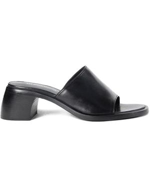Ann Demeulemeester Nappa Plonge Leather Pumps - White