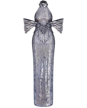 MITILIANE COUTURE Sequin-Embellished Maxi Dress - Metallic
