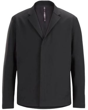 Veilance Spere Notched-Lapel Shirt Jacket - Black