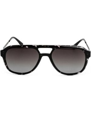 Mykita Lavand Pilot-Frame Sunglasses - Black