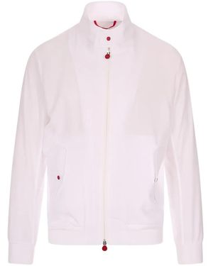 Kiton Zip-Up High-Neck Jacket - Pink