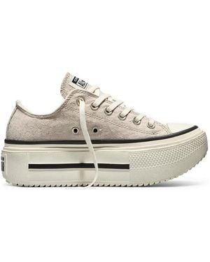 Converse Chuck Taylor All Star Lift Double Stack Platform Sneakers - White