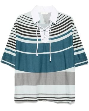 Craig Green Wave Polo Shirt - Blue