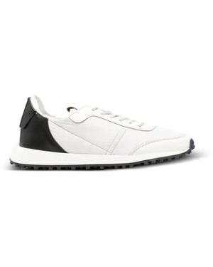 Buttero Two-Tone Panelled Trainers - White