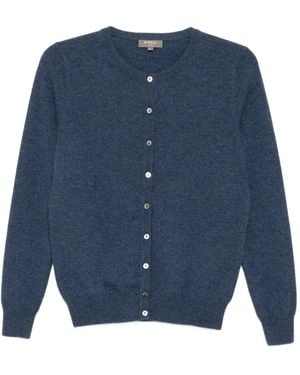N.Peal Cashmere Olivia Cardigan - Blue