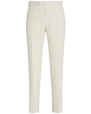 ZEGNA Oasi Linen Trousers - ナチュラル