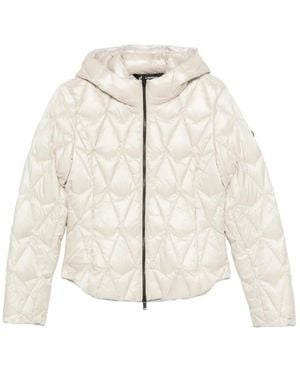 Moose Knuckles Iceberg Quilted Hooded Jacket - White