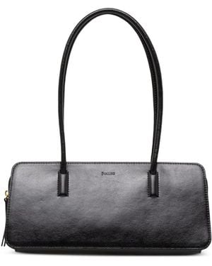 Pollini Borsa A Spalla Lady Con Logo - Nero