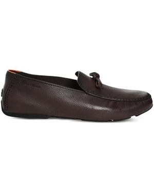 Santoni Havana Loafers - Brown