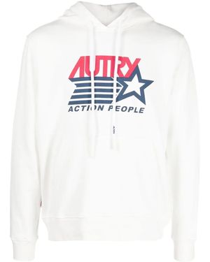 Autry ドローストリング パーカー - ホワイト