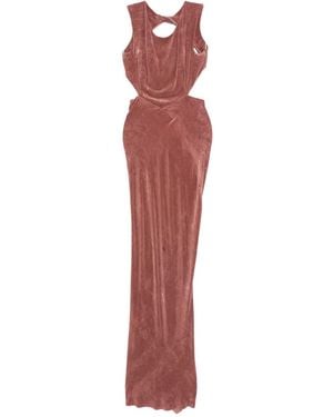 Rick Owens Open-Back Gown - Red