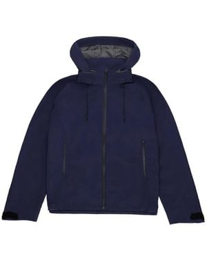 Fortela Walking Zip-Up Hooded Waterproof Jacket - Blue