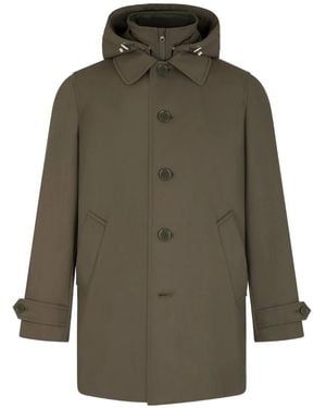Fursac Cappotto Con Cappuccio - Verde
