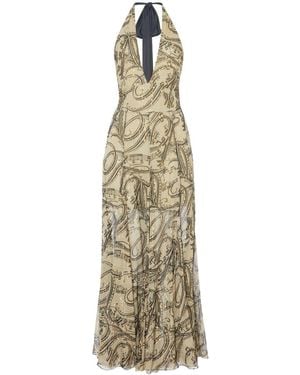 Temperley London Silvana Maxi Dress - Metallic