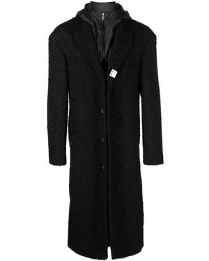 1017 ALYX 9SM Boucle-Mantel Im Layering-Look - Schwarz