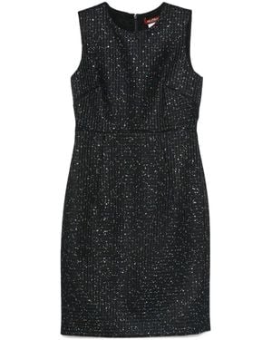 Max Mara スパンコール ノースリーブドレス - ブラック