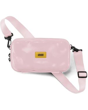 Crash Baggage Mini Icon Hard-Case Clutch Bag - Pink