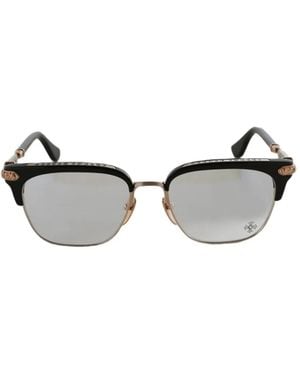 Chrome Hearts Browline-Frame Glasses - Metallic