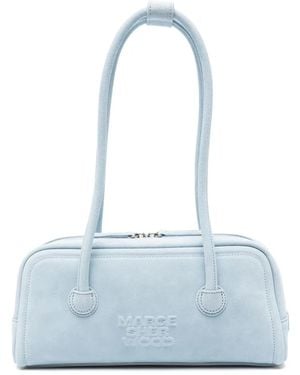 Marge Sherwood Suede Shoulder Bag - Blue