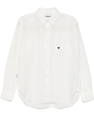 Chocoolate Patterns Shirt - White