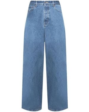 vetements】wide distressed denim pants パンツ