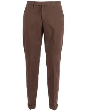 Briglia 1949 Turn-Up Cuff Trousers - Brown